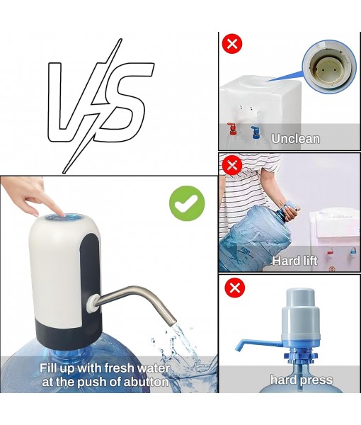 Water Dispenser for Bottle,Portability Electric Water Pump with USB Data Cable