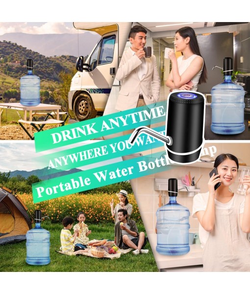 5 Gallon Water Dispenser,Electric Water Bottle Pump with Switch and USB Charging